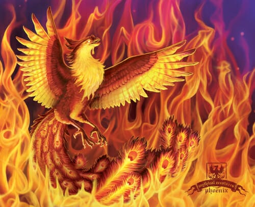 Postcard3_Mythical_Creatures_1oz_Silver_Coin_2013_Phoenix_Coin_Club_Australia