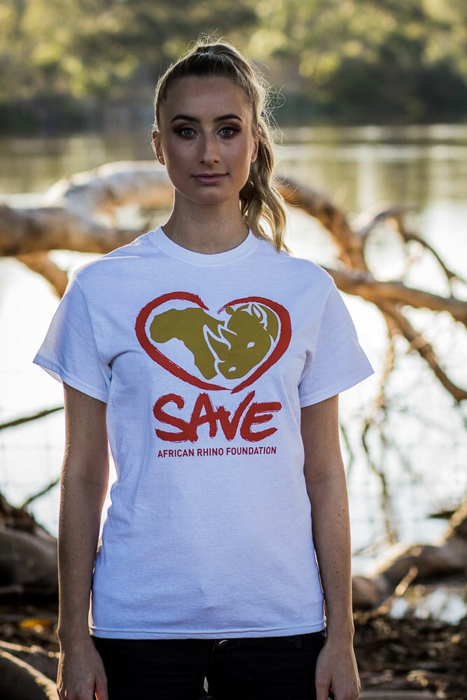 SAVE African Rhino Foundation 30 years tshirt design