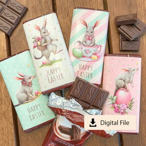 Easter bilby Aldi chocolate wraps