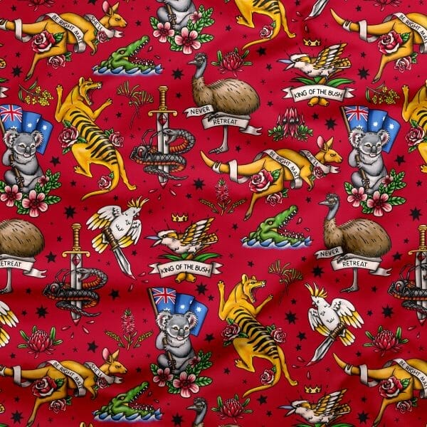 Australian Tattoo Fabric