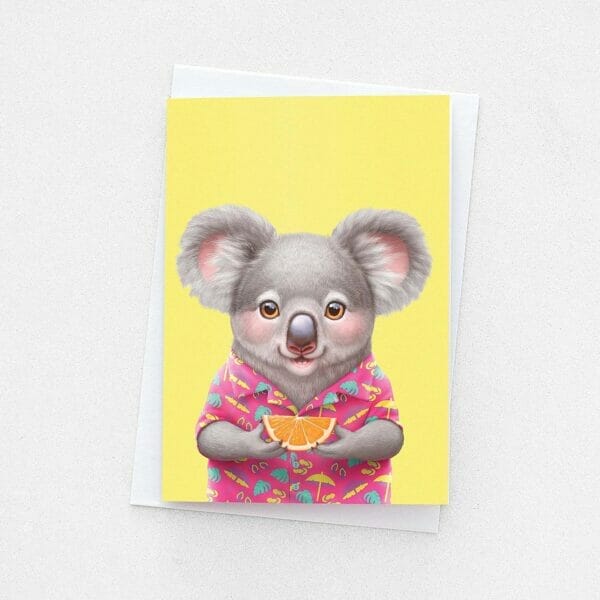 Koala greeting card