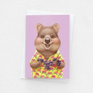 Quokka greeting card