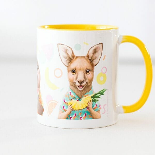 Australian Animal Summer Mugs - www.elisemartinson.com