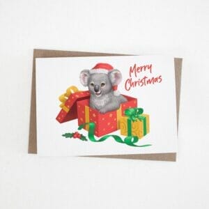 koala christmas card