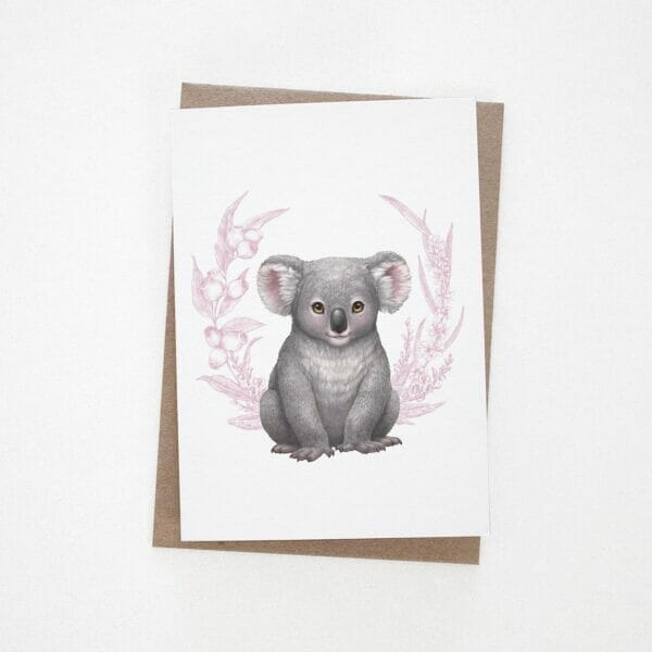 Koala greeting card