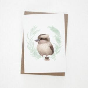 Kookaburra greeting card